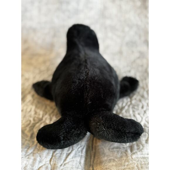 Vintage 1987 Squeezums Seymour Black Seal 16” Plush! RARE Fundamental - Picture 4 of 7